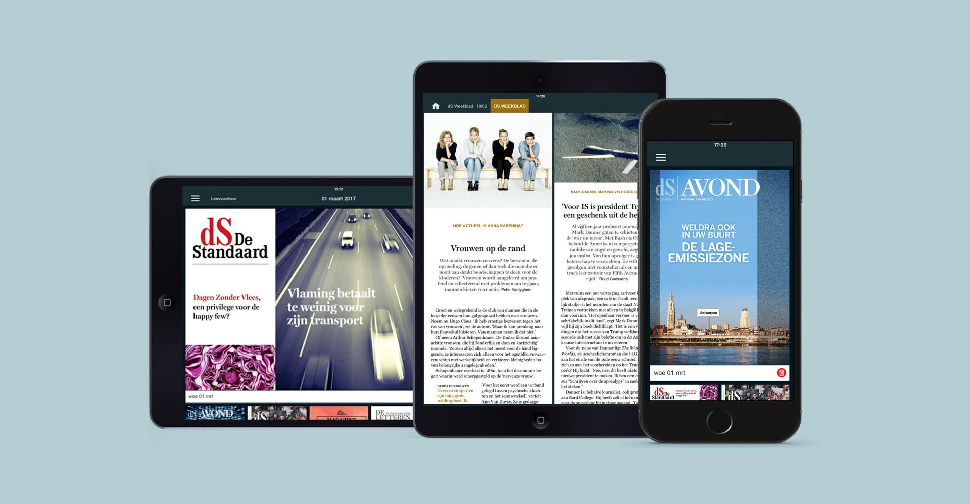 Ontwikkeling Paper App voor de kranten van Mediahuis